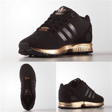 adidas schuhe damen dunkelblau mit gold zx flux